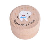 Generico ENFANT DOOK BOX - BASQUES DICT BACKEGNO BACK BOX | Fuites dents Keepsake Contenir, dent, détenteurs de dents sûrs pour le stockage des pour les garçons First Tooth