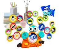 Generico Engrenages pour - Jeu éducatif - Ensemble d'engrenages à monter pour garçons et filles pour fêtes de la maison maternelle école voyage plage