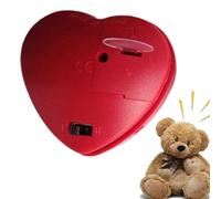 Genérico Enregistreur vocal de 60 secondes - Mécanisme d'enregistrement pour jouets en peluche | Module d'enregistrement de la Saint-Valentin avec bouton pression | Enregistreur de messages
