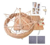 Generico Enrouleur de fil en forme de parapluie - pour crochet | support en bois pour passe-temps accessoire pour les amateurs de tricot et de crochet