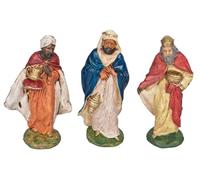 Generico Ensemble de 3 rois mages série 12 cm en PVC