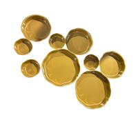 Genérico Ensemble de bols de service décoratifs pour dessert | Plateau de présentation avec plusieurs bols - Pour snacks fruits secs, fruits, bonbons, repas, collations, fêtes et mariages