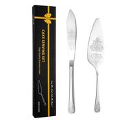 Generico Ensemble de coupe de gâteau de mariage, Ensemble de coupe de gâteau de mariage - Coupeur de mariage décoratif et spatule pour - Ensemble de gâteau durable avec trancheuse