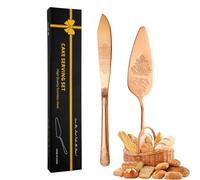 Generico Ensemble de moules à gâteau en acier inoxydable, ensemble de coupe de gâteau de mariage,Trancheuse pour et coupe de mariage en acier inoxydable | Ensemble de coupe de gâteau durable avec