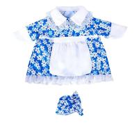 Generico Ensemble de printemps d'oie de porche - Robe pastorale de printemps 58 cm avec chapeau - Ensemble d'oie de cour - Pour anniversaire, Noël, Thanksgiving, fêtes, jardin, terrasse