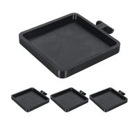 Generico Ensemble de - Support pour sans perceuse de 4 pièces de 10,8 à 11,5 cm | Porte-pot insonorisé pour salon chambre | Étagère murale pour jardinières suspendues pour bureau