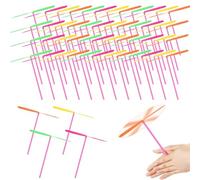 Generico Ensemble d'hélicoptères à main - 30 pièces Toddler Jouet | Jouet d'hélicoptère à main | Jeu d'apprentissage | Main Elicopter Fine Motor Skills Game for Boys Girls Home School Travel Lawn