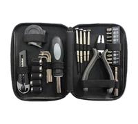 Generico Ensemble d'outils ménagers | 27 pièces de démontage, avec boîte d'outils de base | pour entretien de la maison, cuisine, salle de séjour, chambre