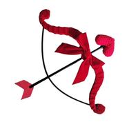 Genérico Ensemble et flèche de Cupidon : accessoire léger pour représentations sur scène, accessoire de déguisement avec motif en mousse et rose, outil pour photo de 40 cm de long, kit de cosplay