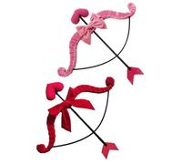 Generico Ensemble et flèches Cupidon pour Saint | Rôle de Cùpido - Fournitures de pèr cosplay romantiques, objets de scène pe fêtes de mariage, cadeau avec flèche en forme de coeur pýer Sàn Vàlentino