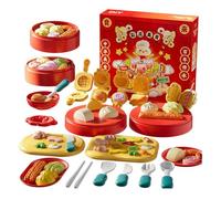 Generico Ensemble pour modéliser l'argile | Kit de Jouets de Cuisine à thème Chinois pour activités créatives, Jouets de Cuisine, pour, activités de fête, Salle de adeau de Noël
