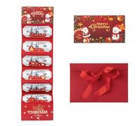 Genérico Enveloppe de Noël pour l'argent des enfants - Carte de Noël porte-espèces | Décoration de Noël pour parents et grands-parents organisateurs d'événements - Détails pour chaussette