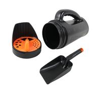 Genérico Épandeur à main - PP structure durable | Semoir portable pour engrais | Outil de vol manuel d'entretien pelouse jardin plantation entretien extérieur utilisation quotidienne