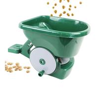 Generico Épandeur d'engrais à main | Semeur ergonomique à manivelle | Outil de distribution d'engrais de pelouse | pour fondre la neige Chaux Jardin Cour Semer Et