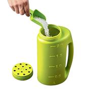 Generico Épandeur pour matières grainées, 2 litres, récipient pour épandage manuel, 28 x 13 x 13 cm, salière robuste pour sel gemme, engrais, sable, pelouse, jardin, entretien