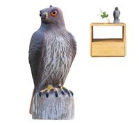 Generico Épouvantail - pour , Leurre de pour effrayer l', Statue réaliste de Great Horned Owl pour effrayer les | Protecteur de jardin résistant pour