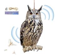 Generico Épouvantail Repoussant pour - Pendentif Épouvantail Épouvantail 2D | Pendentif décoratif pour effrayer les oiseaux avec cloche, faux dispositif pour effrayer les oiseaux