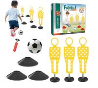 Genérico Équipement de Football - Accessoires d'entraînement de Football | Ensemble d'obstacles éducatifs pour Jeu de Sport multijoueur pour extérieur Parcs, Jardin, Salle de Sport à la Maison