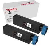 Genérico ES4132 / ES4192 / ES5112 / ES5162 Lot de 2 cartouches de toner compatibles avec Oki Executive 45807116