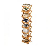 Genérico Étagère à chaussures pliable - 8 niveaux - Étagère de rangement slim | Entryway SHO-e Rac-k, pour garage Corner Studio D-orm Ho-me Roo-m Apar-tment En-tryway