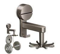 Genérico Étagère à ustensiles murale avec étagère rotative à 360 degrés avec 8 griffes, pour mur, armoire, camping-car, maison, appartement, résidence