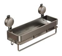 Genérico Étagère à ventouses pour salle de bain - Organiseur mural pour salle de bain | Antivol pour lavabo sans perçage | pour articles de toilette dans la maison, appartement, chambre, toilettes et