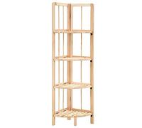 Genérico Étagère d'angle en bois de cèdre 27 x 27 x 110 cm wenjingqi-246435