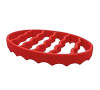 Genérico Étagère de grillage en silicone - Cuisson résistante à la chaleur pour autocuiseur à pression, friteuse à air, cuisson lente sans bâtons, poisson, légumes - Plateau de cuisine facile et
