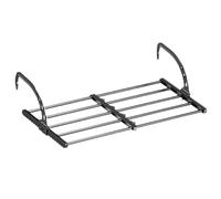 Genérico Étagère de lit latérale - Organisateur de rangement pliable, support de vêtements extensible pour balcon, étudiant, chambre | utilisation à la maison, résidence, RV, berceau, appartement