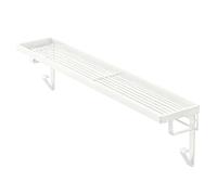 Genérico Étagère de radiateur | Rangement peu encombrant sans perçage - Étagères en fer résistantes à la chaleur pour hôtel, résidence, appartement, chambre, salon, salle de bain, cuisine