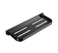 Generico Étagère murale pliante pour salle de bain - Panneau de rangement en aluminium pliable, étagère murale compacte pour organisateur flottant, étagère à rabat pour buanderie