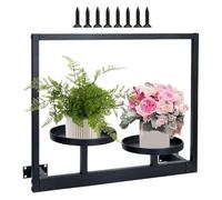 Generico Étagère Murale pour - Porte- Mural | Sujet décoratif pour jardinières d'intérieur et extérieur pour Salon Chambre entrée Balcon Jardin Serre Patio