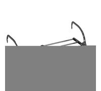 Genérico Étagère pour lit de chambre | Organisateur pliable et réglable, plateau rétractable pour lit de résidence | pour maison, balcon, chambre d'étudiant, berceau, étudiants, couffin