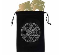 Generico Étui à cartes de tarot - Étui à bijoux durable Thème de magie