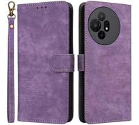 Generico Étui compatible avec TCL 50 NxtPaper 5G T702D coque flip livre stand magnétique gel TPU silicone protection antichoc anti-rayures portefeuille eco cuir poches compartiment carte (violet)
