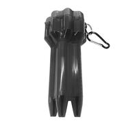 Genérico Étui porte-fléchettes pour 3 unités - Boîte de protection avec protection pointes, mallette réglable portable pour 3 fléchettes usage intérieur extérieur pratique compétition, Noir , Consulte