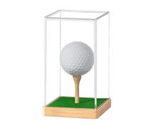Generico Étui pour balle de golf - Vitrine en acrylique pour protection | Teca d'exposition pour Golf - pour maison intérieure, salle de bureau, étagère familiale