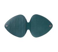 Genérico Étui pour médiators de guitare, support bas clip organisateur folk, sac portable boîte de rangement en cuir PU, Vert, Consulte la descripción, Voir description