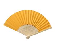 Genérico Éventail pliable en soie - Éventail décoratif de style vintage | Bel éventail traditionnel pour déguisements, spectacles, accessoires de mariée et rafraîchissant pour l'été