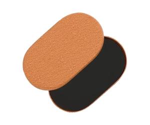 Generico Exercise Discs Sliders - 24 x 14,5 x 1,8 cm Workout Sliders Disc Pad, Lightweight Strength Trainer Equipment for Men Women Teens Push-ups Working out Crunches Pilates