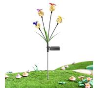 Generico Extérieur | Boule papillon rechargeable étanche, décorations de jardin avec énergie solaire - pour décoration jardin, terrasse, balcon, chemins paysages, fêtes