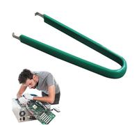 Genérico Extracteur de Puce IC - 104 mm IC U Shape Puller | Extracteur de Composants de de Circuit - Pinces antistatiques, Ciseaux, Pinces, extracteur de fusible | Acier PVC Outil électronique