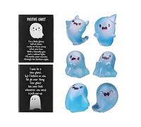 Generico Fantôme en résine - 20 g, figurines fantômes, multiscène | Fantômes d'Halloween imperméables, figure troublante pour le séjour du festival de, porte-clés, présentoir