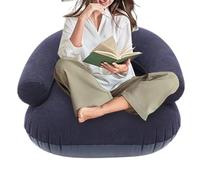 Genérico Fauteuil gonflable - Siège de relaxation en peluche douce - Fauteuils gonflables pour soirée cinéma, extérieur, camping, lecture, salon, chambre, plage, piscine, voyage, stade