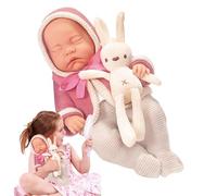 Generico Faux pour | Poupées en Peluche simulées - Simulation de renaître avec détails raffinés pour Noël, Anniversaire, fête des