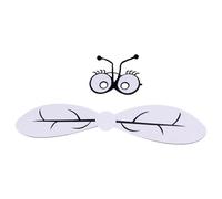Generico Felt Fly Costume Accessory Set | 24 Pouce Wings 7 Pouce Glasses Props | Kids Party Fancy Dress Up Kit | Carnival Easter Halloween Birthday Animal Theme