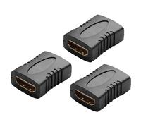 Genérico Female Adapter, High Definition Female Small Adapters, Straight Head Video Connector, 4K HDR Display Support, Ideal for Home, Computer, TV, Audio Accessories Use