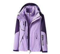 Generico Femmes Veste De Pluie Portable Imperméable Veste De Pluie Sport Résistant Au Soleil Voyage Vestes Randonnée En Plein Air Trench Pliable Résistant Aux Rides Coupe Vent Manteau, aubergine, M