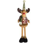 Generico Figure debout du Père Noël, Décorations de Noël avec bonhomme de neige | Décoration bonhomme de neige avec jambes extensibles Bonhomme de Noël debout | Figurine de, Figure