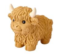 Generico Figures De Vaches Highland, Ornement En Résine Figure De Highland, Décor De Plateau De Niveaux De Style Pays Pour Anniversaire Noël Fêtes